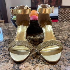 Dunion Women's Amy Rhinestone Strappy Stiletto Dress Sandal Party Wedding Shoe